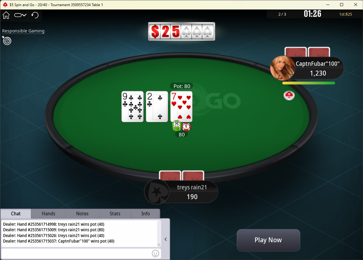 PokerStars Spins